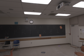 Classroom ground-truth RGB reference
