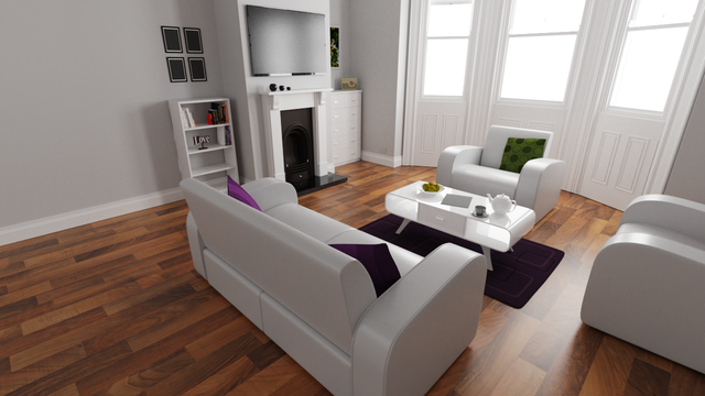 Livingroom ground-truth RGB reference
