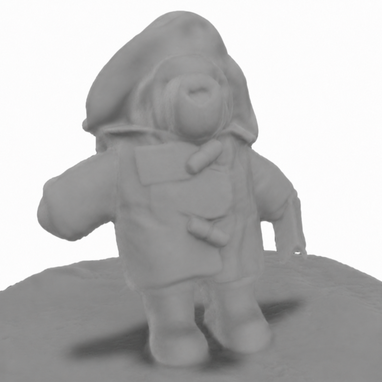 BlendedMVS bear NoPose-NeuS result