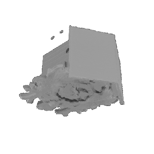BlendedMVS clock COLMAP result