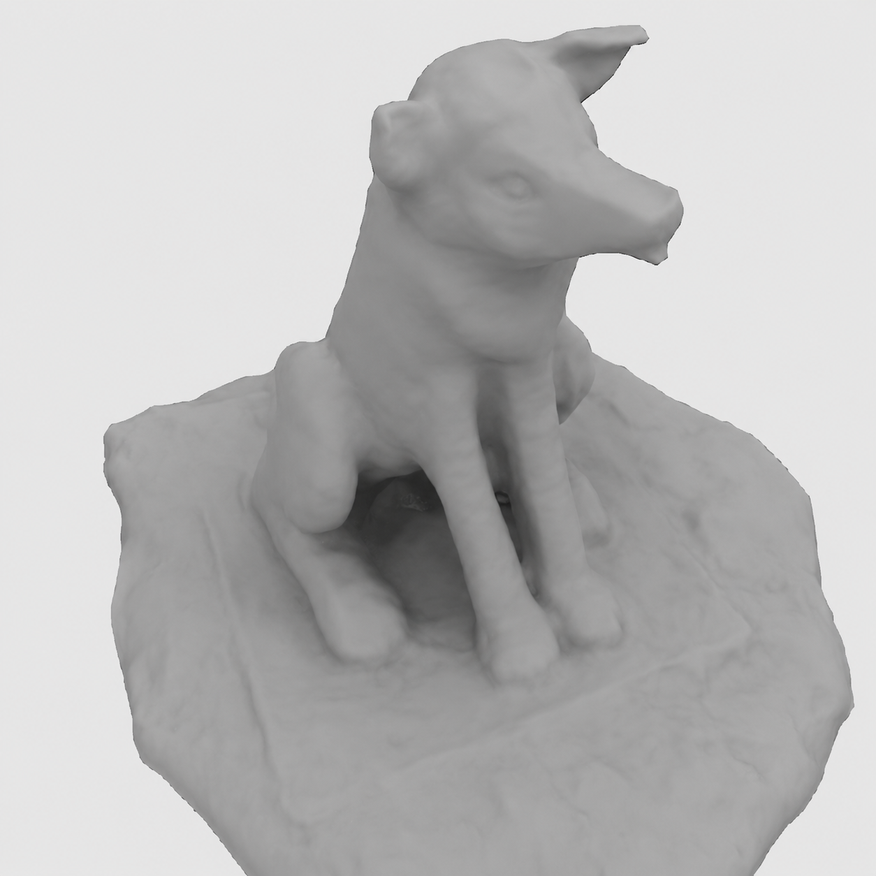 BlendedMVS dog MonoSDF result