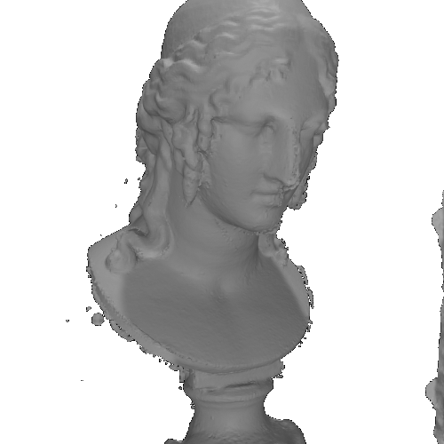 BlendedMVS sculpture COLMAP result