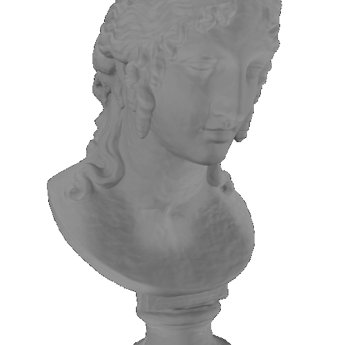 BlendedMVS sculpture NeuS result