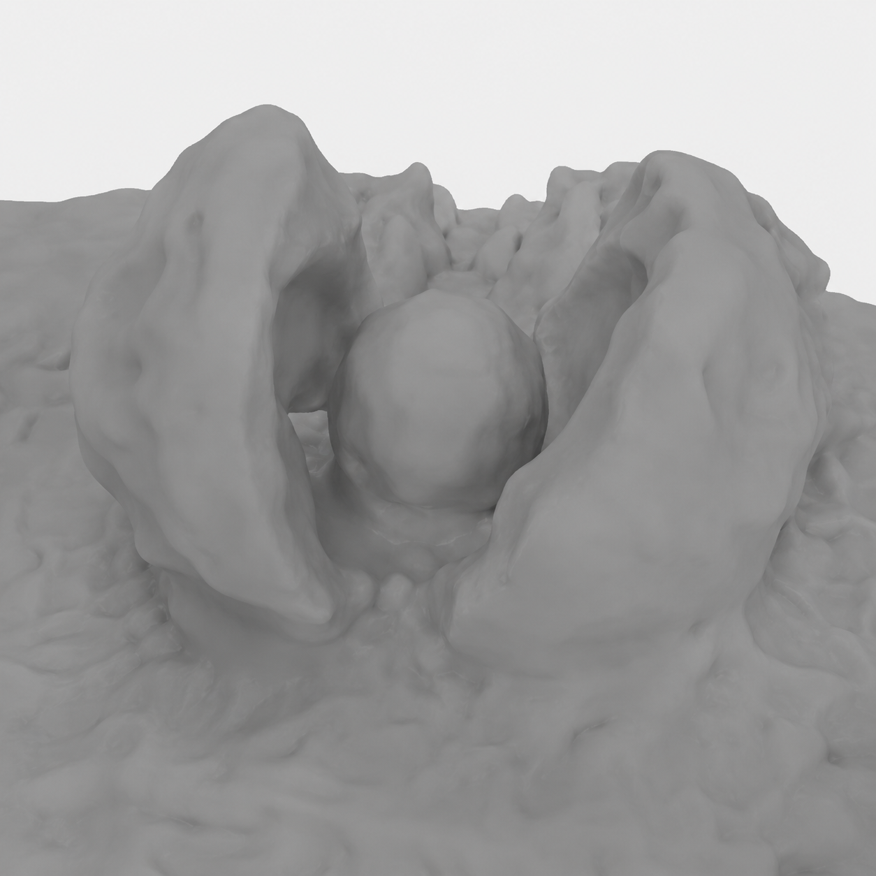 BlendedMVS stone MonoSDF result